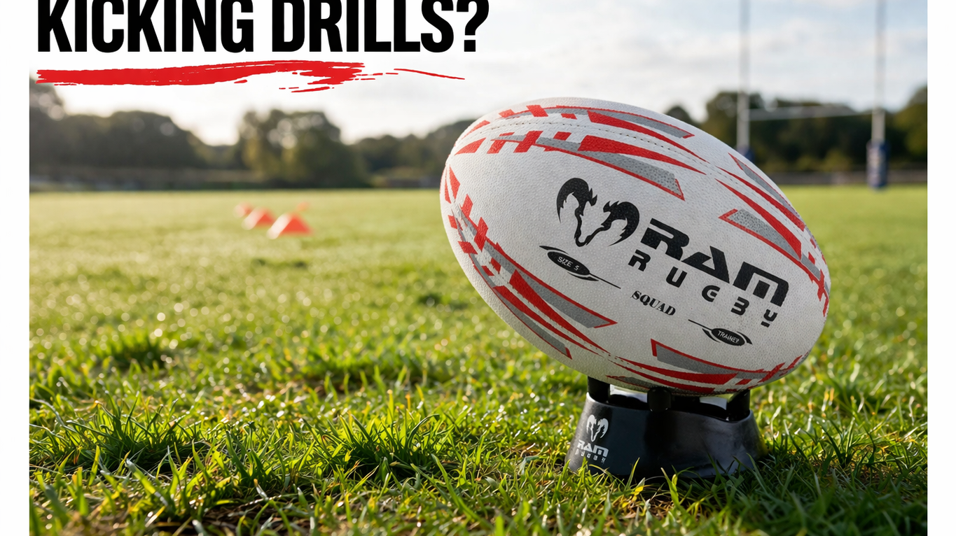 Which rugby ball is best for kicking drills?