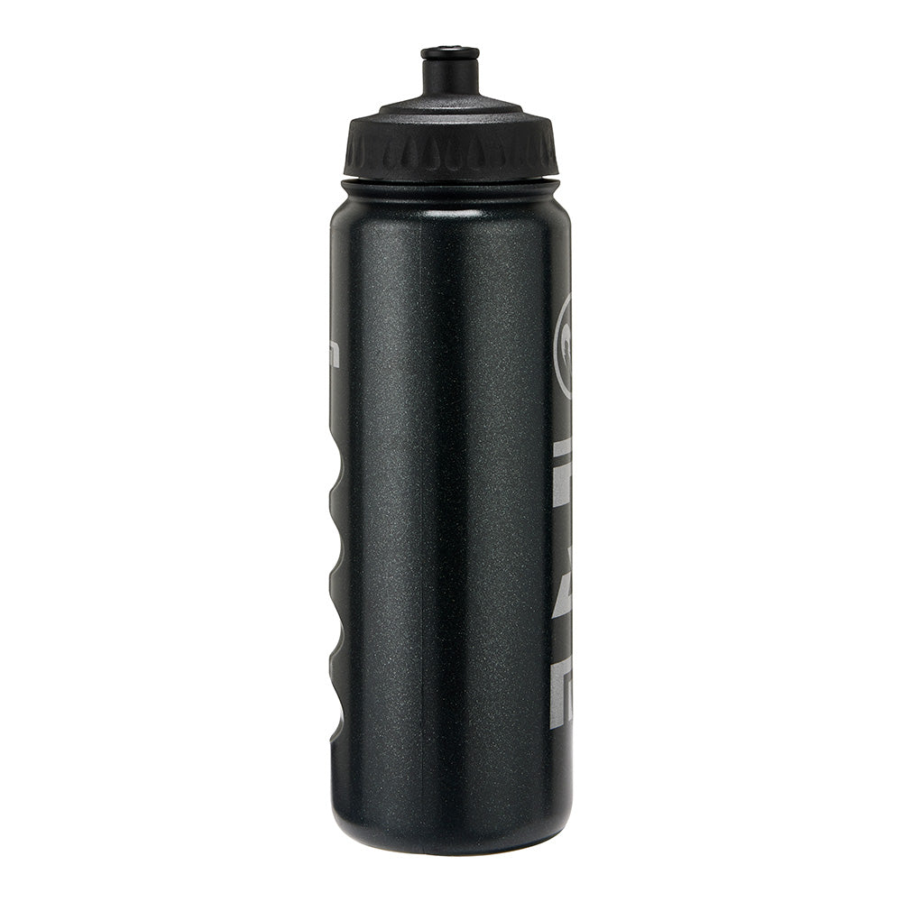 Black Ram Rugby 750ml ergonomic water bottle with screw cap and push-pull lid for secure, easy hydration during training