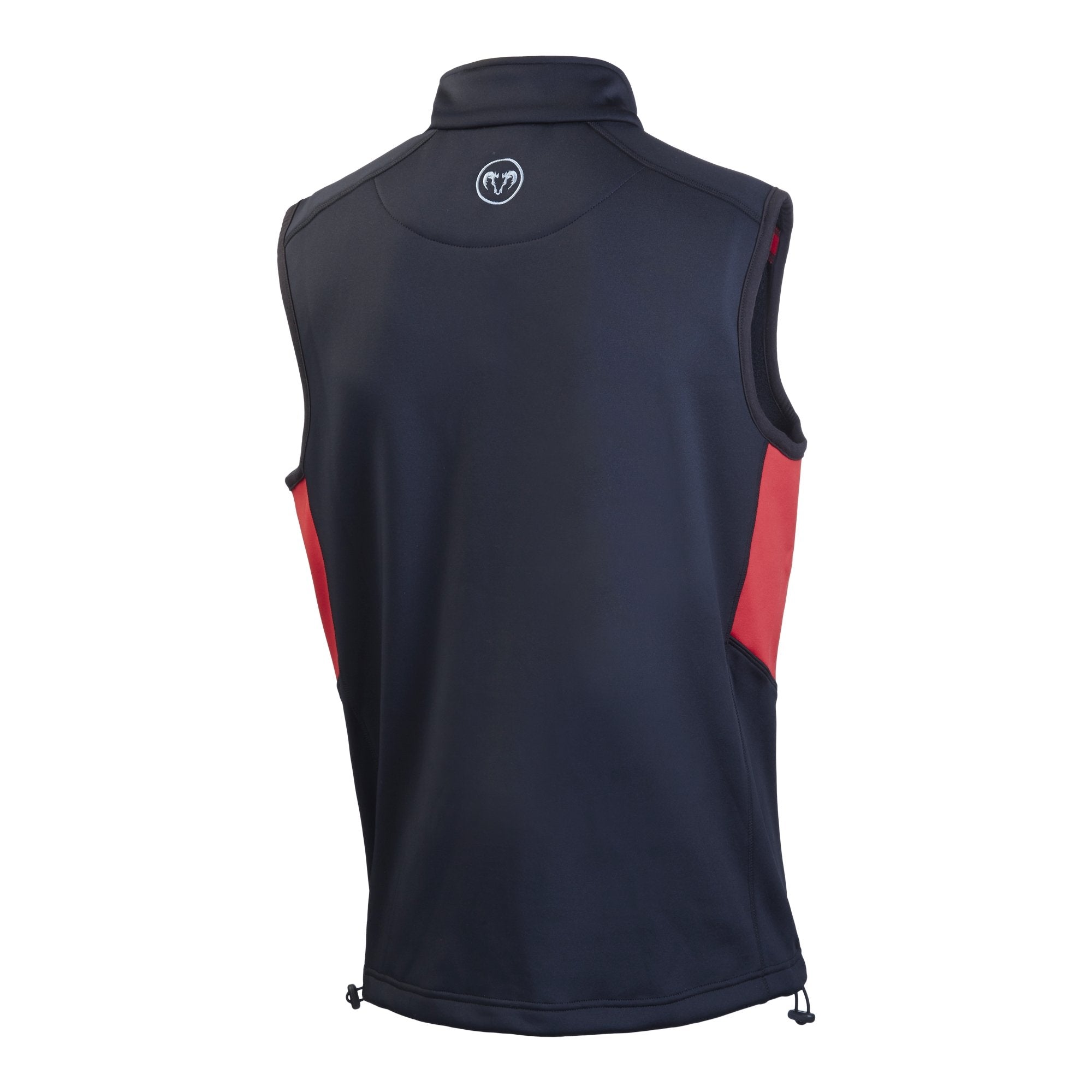 Ram Rugby customizable poly cotton gilet rugby shirt in navy blue with Brit collar, made to order, regular fit