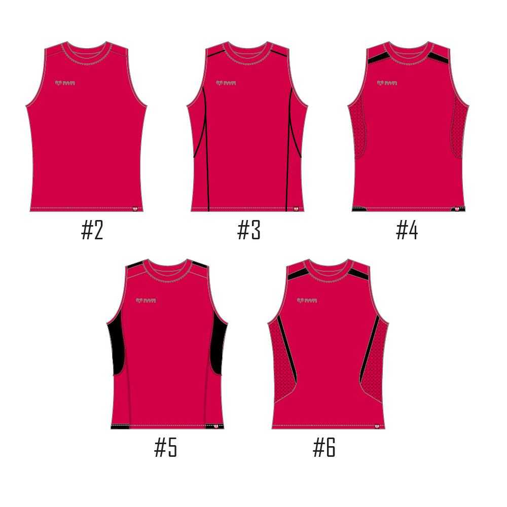 Ram Rugby sleeveless technical T-shirt in black, lightweight breathable polyester fabric ideal for training and warm weather