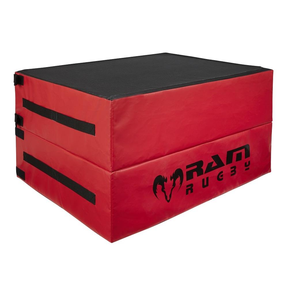 Red Ram Rugby heavy-duty tackling mat with reinforced non-slip PVC base designed for crash and wrestling training sessions