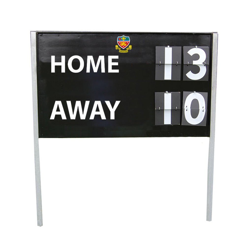 RAM Rugby field competition equipment including markers posts and accuracy tools on pitch