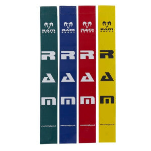 Ram Rugby PVC Tag Rugby Tags 20 Pack Durable 16" x 2" Replacement