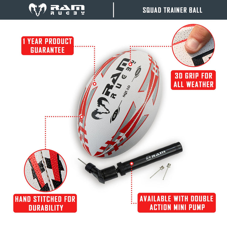 RAM Rugby Balls | Training & Match Balls with 3D Grip