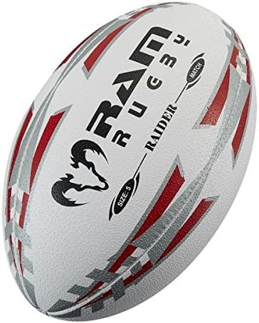 Ram Rugby Raider 2.0 Spielball Robuster Rugbyball für Training & Spiel