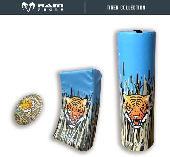 Ram Rugby Tiger Design Squad Trainer Ball Langlebiger Trainingsball