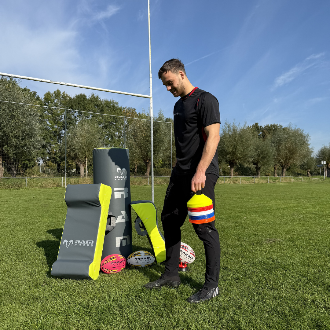 Ram Rugby Marker Cones Set of 50 Club Training Cones Durable 40g