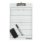 Ram Rugby 25x40cm double-sided rugby tactics clipboard with detailed pitch layout and easy-clean surface for strategy use