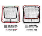 Crazy Catch Wildchild Classic 2.0 rebound net showing dual-sided mesh for hand-eye coordination training and reaction drills