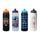 Ram Rugby custom 500ml water bottles with ergonomic grip and push-pull lid, ideal for rugby training hydration needs