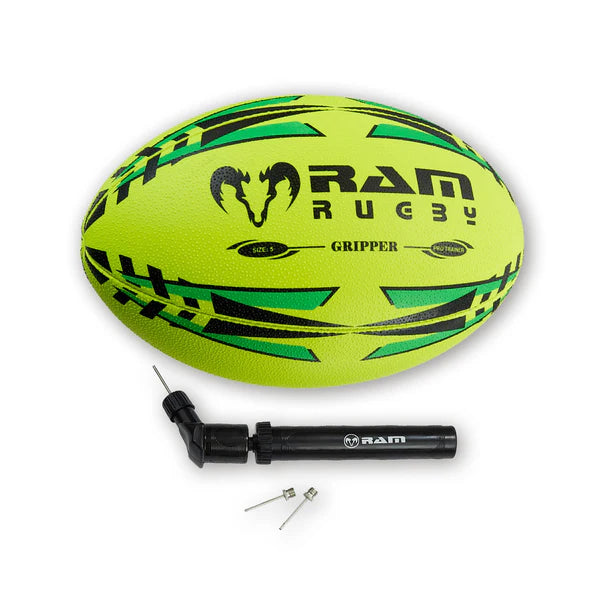 Ram Rugby Gripper 2.0 Neon Pro Trainer Trainingsball für Junioren