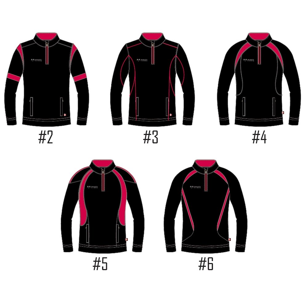 Ram Rugby Custom Midlayer Blast Fleece 360gsm in navy blue with full zip, high collar, and embroidered logo detail