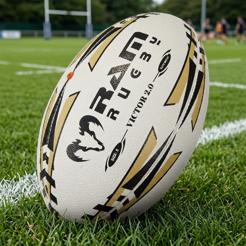 Ram Rugby Victor 2.0 Elite Match Rugby Ball Durable Flight Stability