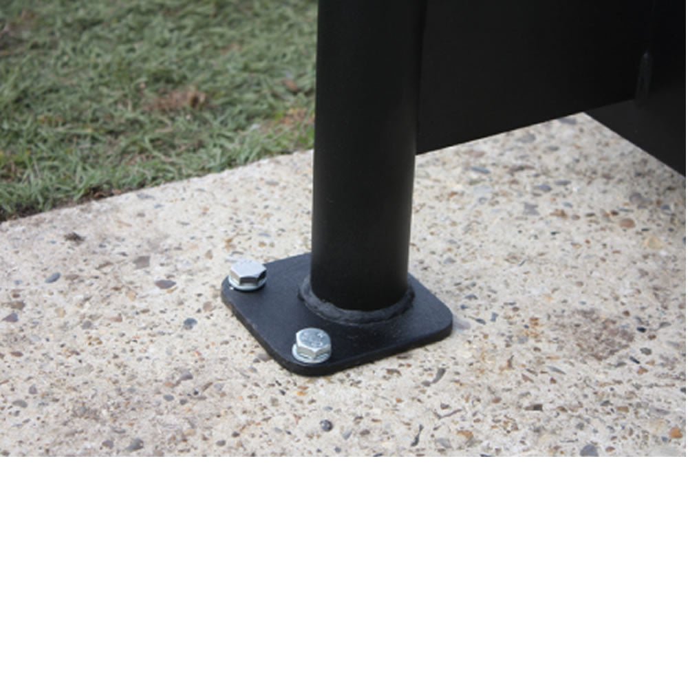 Ram Rugby Premier Fixed Boot Wiper with durable steel frame, wide 65mm bristles, and dual shoe scraping plates for cleaning