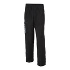 Ram Rugby Custom Stadium Pants in lightweight black microfiber with side leg zips and pockets, standard fit tracksuit pants