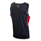 Ram Rugby Custom Technical Vest in black lightweight breathable polyester, standard fit for athletic training comfort and mobility
